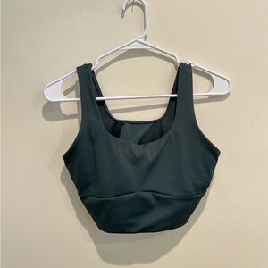 Dark green Gymshark sports bra